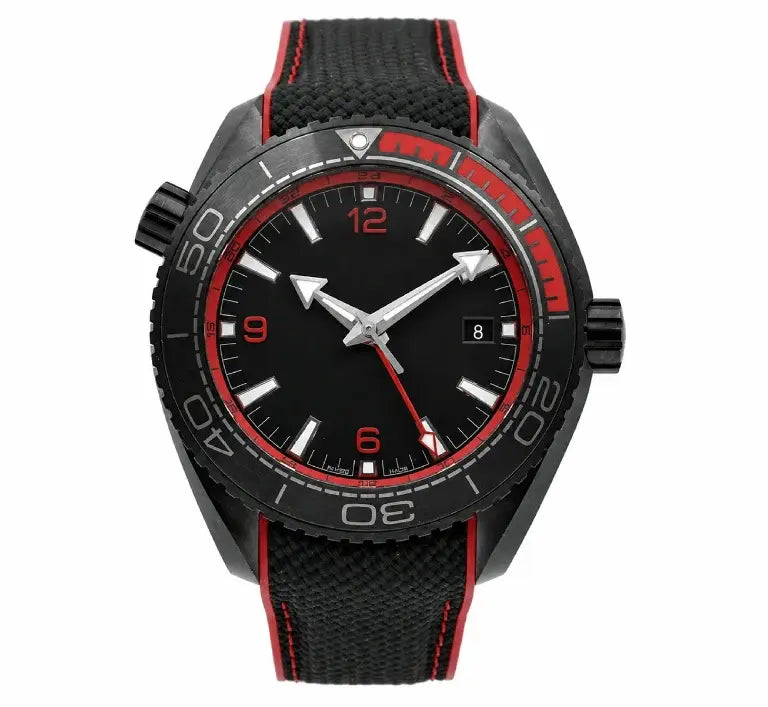Deep Black GMT Diver Watch – Rotating Bezel