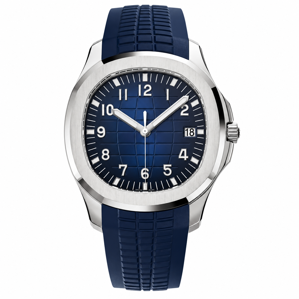 Premium Blue Dial Watch – Sapphire Glass